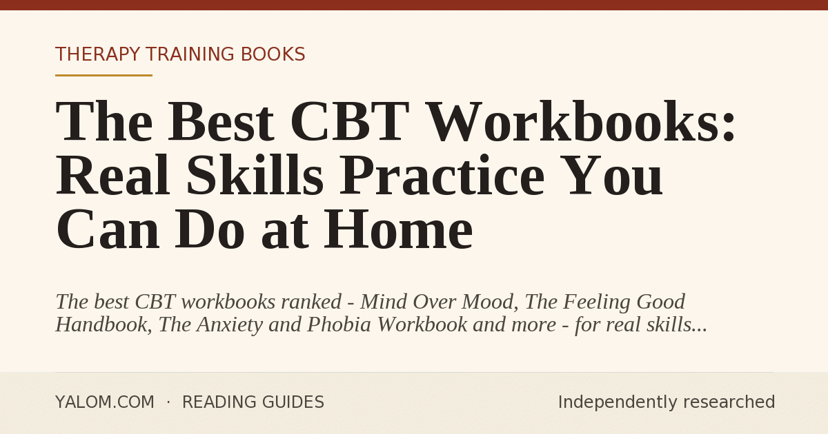 Best CBT Workbooks: 8 Picks Ranked